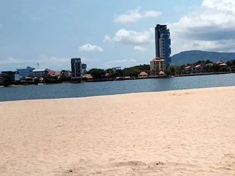 artificial sand beach